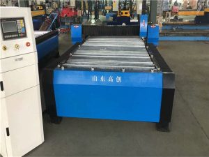 China Huayuan 100A que corta o metal da placa da máquina 10mm do CNC