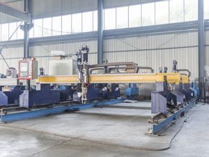 Tipo de pórtico inteligente cnc máquina de corte de chapa de metal máquinas de corte automático a plasma e chama
